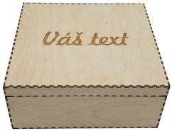 Personalizovaná drevená krabička
