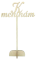 Kvetinový zápich s nápisom ( K meninám )