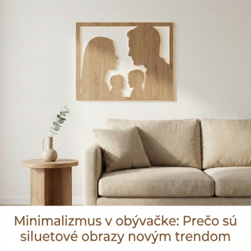 Minimalizmus v obývačke: Prečo sú siluetové obrazy novým hitom interiérového dizajnu
