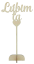 Kvetinový zápich s nápisom ( Lúbim ťa ) - Výška zápichu: 30cm, Podstavec: Nie, Varianta: 3