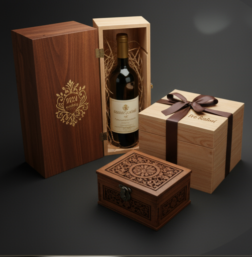 Drevené Boxy a Balenie