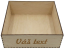 Personalizovaná drevená krabička - Veľkosť: 10x10x10cm, Veko: Nie