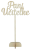 Kvetinový zápich s nápisom ( Pani Učiteľke )