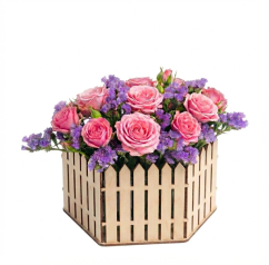 Kvetinový box - 5 uholník